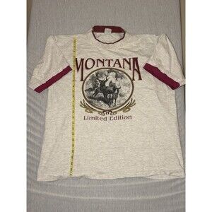 Vintage Women’s Montana T Shirt Size Large 100% Cotton
